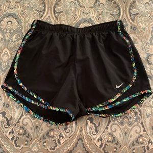 Black/Paint Splatter Nike Tempo Running Shorts